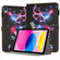 iPad 10th Gen 10.9 2022 Painted Leather Smart Tablet Case - Fluorescent Butterflies