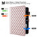 iPad 10th Gen 10.9 2022 Rhombus Lattice Leather Smart Tablet Case - Rose Gold
