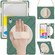 iPad 10th Gen 10.9 2022 Rotatable Kickstand Grip Heavy Duty Hard Rugged Tablet Case - Emerald Green