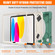 iPad 10th Gen 10.9 2022 Rotatable Kickstand Grip Heavy Duty Hard Rugged Tablet Case - Emerald Green