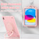 iPad 10th Gen 10.9 2022 Rotation Handle Holder Silicone Hybrid PC Tablet Case - Pink