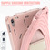iPad 10th Gen 10.9 2022 Rotation Holder Silicone Hybrid PC Tablet Case - Pink