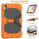 iPad 10th Gen 10.9 2022 Rugged Silicone Hard PC Tablet Case with Holder - Orange