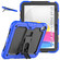 iPad 10th Gen 10.9 2022 Shockproof Silicone + PC Protective Tablet Case - Black + Blue