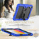 iPad 10th Gen 10.9 2022 Shockproof Silicone + PC Protective Tablet Case - Black + Blue