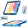 iPad 10th Gen 10.9 2022 Shockproof Silicone + PC Protective Tablet Case - Black + Light Blue