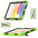 iPad 10th Gen 10.9 2022 Shockproof Silicone + PC Protective Tablet Case - Black + Yellow Green