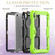 iPad 10th Gen 10.9 2022 Shockproof Silicone + PC Protective Tablet Case - Black + Yellow Green