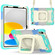 iPad 10th Gen 10.9 2022 Silicone + PC Bracelet Holder Tablet Case - Bright Green
