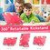 iPad 10th Gen 10.9 2022 Silicone + PC Bracelet Holder Tablet Case - Camouflage + Rose Red
