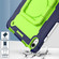 iPad 10th Gen 10.9 2022 Silicone + PC Bracelet Holder Tablet Case - Navy Blue + Yellow Green