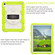 iPad 10th Gen 10.9 2022 Silicone Hybrid PC Shockproof Tablet Case with Shoulder Strap - Love Birds Green