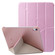 iPad 10th Gen 10.9 2022 Silk Texture Horizontal Deformation Flip Tablet Leather Case with Holder - Pink