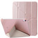 iPad 10th Gen 10.9 2022 Silk Texture Horizontal Deformation Flip Tablet Leather Case with Holder - Rose Gold
