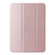 iPad 10th Gen 10.9 2022 Silk Texture Three-fold Horizontal Flip Leather Tablet Case - Rose Gold