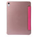 iPad 10th Gen 10.9 2022 Silk Texture Three-fold Horizontal Flip Leather Tablet Case - Rose Red