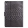 iPad 10th Gen 10.9 2022 Solid Color Crocodile Texture Leather Smart Tablet Case - Black