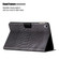 iPad 10th Gen 10.9 2022 Solid Color Crocodile Texture Leather Smart Tablet Case - Black