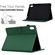 iPad 10th Gen 10.9 2022 Solid Color Fiber Texture Smart Tablet Leather Case - Green