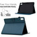 iPad 10th Gen 10.9 2022 Solid Color Fiber Texture Smart Tablet Leather Case - Royal Blue
