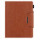 iPad 10th Gen 10.9 2022 Solid Color Metal Buckle Leather Smart Tablet Case - Brown