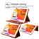 iPad 10th Gen 10.9 2022 Solid Color Small Metal Buckle Leather Smart Tablet Case - Brown