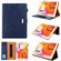 iPad 10th Gen 10.9 2022 Solid Color Small Metal Buckle Leather Smart Tablet Case - Royal Blue