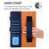 iPad 10th Gen 10.9 2022 Solid Color Small Metal Buckle Leather Smart Tablet Case - Royal Blue