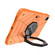 iPad 10th Gen 10.9 2022 Spider Turntable Handle Stress Relief Tablet Case - Orange Black