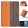 iPad 10th Gen 10.9 2022 Stitching Solid Color Flip Leather Smart Tablet Case - Orange