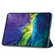 iPad 10th Gen 10.9 2022 Three-folding Holder Honeycomb Silicone + PU Smart Leather Tablet Case - Dark Green
