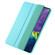 iPad 10th Gen 10.9 2022 Three-folding Holder Honeycomb Silicone + PU Smart Leather Tablet Case - Mint Green iPad 10th Gen 10.9 2022 Three-folding Holder Honeycomb Silicone + PU Smart Leather Tablet Case - Mint Green