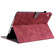 iPad 10th Gen 10.9 2022 Tiger Pattern Flip Leather Tablet Case - Red