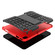 iPad 10th Gen 10.9 2022 Tire Texture TPU + PC Tablet Case with Holder - Red