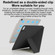 iPad 10th Gen 10.9 2022 Y-Shape Double-sided Clip Magnetic Smart Tablet Case - Purple