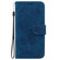 Motorola Edge 2024 Butterfly Rose Embossed Leather Phone Case - Blue