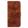 Motorola Edge 2024 Lily Embossed Leather Phone Case - Brown