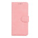 Motorola Edge 2024 Skin Feel Pure Color Flip Leather Phone Case - Pink