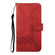 Motorola Edge 5G 2024 Cubic Skin Feel Flip Leather Phone Case - Red