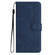 Motorola Edge 5G 2024 Heart Pattern Skin Feel Leather Phone Case - Royal Blue