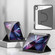 iPad Pro 11 2024 2 in 1 Acrylic Split Rotating Leather Tablet Case - Black