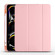 iPad Pro 11 2024 3-fold TPU Leather Smart Tablet Case with Pen Slot - Pink