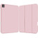 iPad Pro 11 2024 3-fold TPU Smart Leather Tablet Case with Pen Slot - Pink