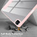 iPad Pro 11 2024 Acrylic 3-Fold Smart Leather Tablet Case - Pink