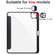 iPad Pro 11 2024 Acrylic 3-folding Smart Leather Tablet Case - Black