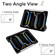 iPad Pro 11 2024 Acrylic 3-folding Smart Leather Tablet Case - Black