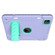 iPad Pro 11 2024 Armor Holder Silicone Hybrid PC Tablet Case - Purple Mint Green