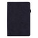 iPad Pro 11 2024 Calf Texture Embossed Leather Tablet Case - Black