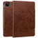 iPad Pro 11 2024 Cat Buckle Leather Smart Tablet Case - Brown