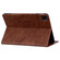 iPad Pro 11 2024 Cat Buckle Leather Smart Tablet Case - Brown
